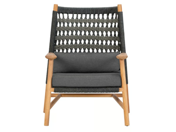 ANATRA - High-back olefin rope armchair by JANUS et Cie - view 3